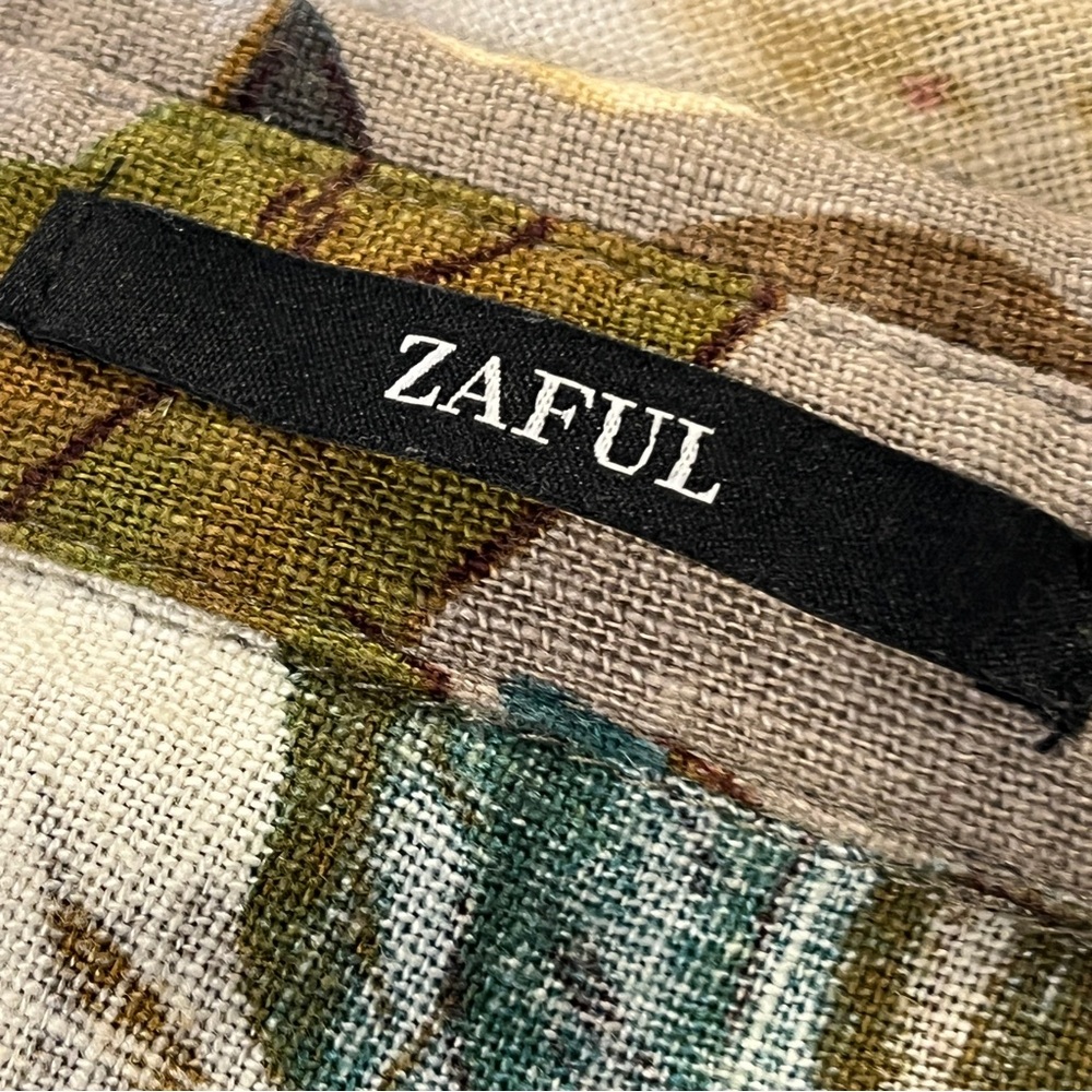 Zaful Floral short sleeves Button-Up Dress - Picture 9 of 12